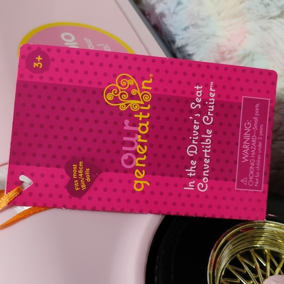 New Our Generation In The Driver's Seat Convertible Cruiser !See Description! - Picture 3 of 17